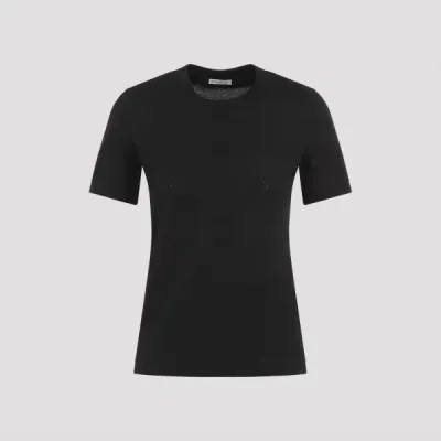 Moncler Cotton T-shirt S In  Black