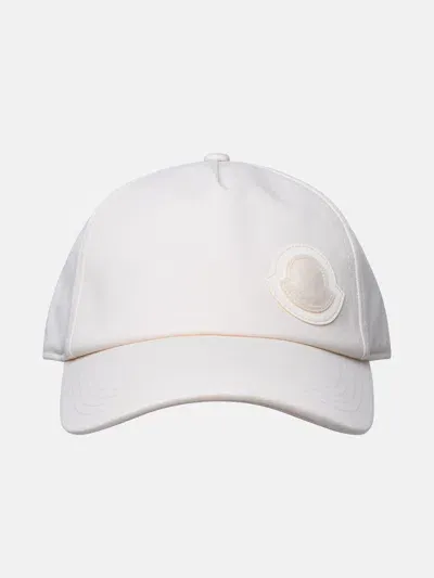 Moncler Cream Cotton Hat