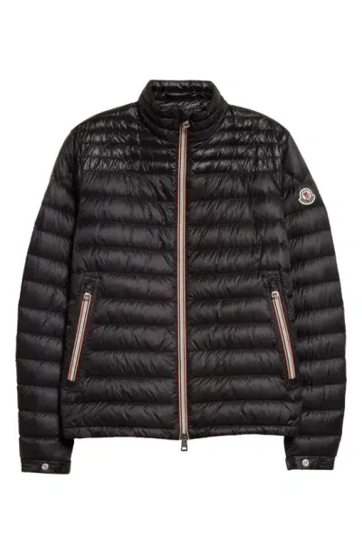 Moncler Daniel Nylon Down Puffer Jacket In Black