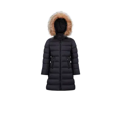 Moncler Kids' Doudoune Longue Abelle In Black