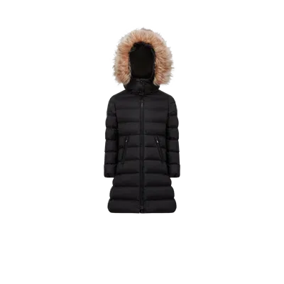 Moncler Kids' Doudoune Longue Abelle In Black