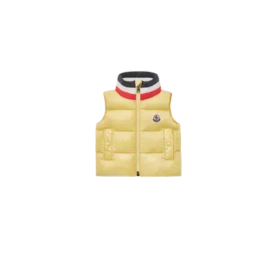 Moncler Kids' Doudoune Sans Manches Merab In Yellow