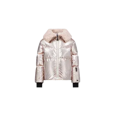 Moncler Kids' Edling Down Jacket Pink