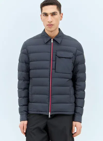 Moncler Fazzon Shirt Jacket In Blue