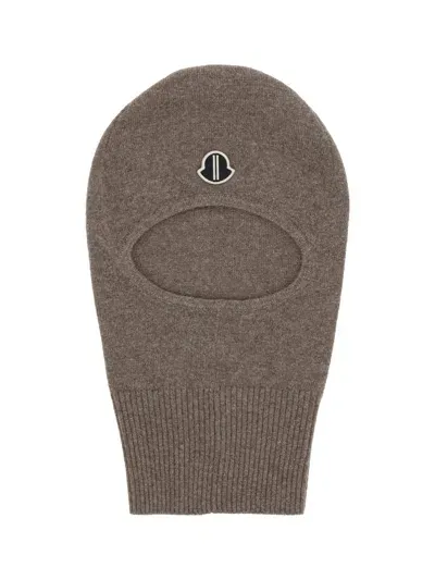 Moncler Genius Balaclava Hat In Brown