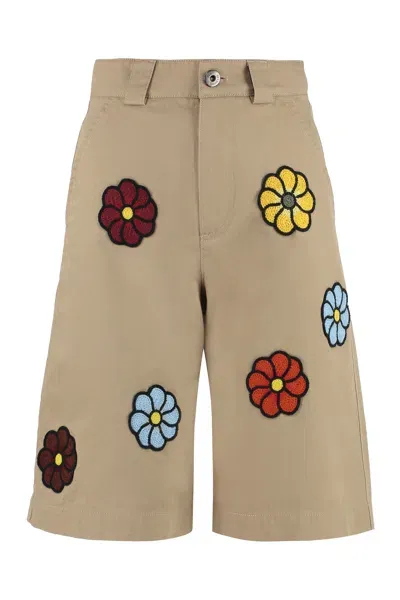 Moncler Genius Bermuda Shorts In Beige