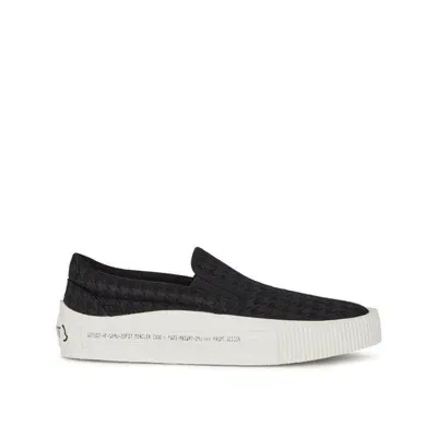 Moncler Genius 7 Moncler Frgmt Hiroshi Fujiwara Jacquard Slip-on Sneakers In Multicolor