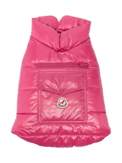 Moncler Genius Logo-patch Gilet In Pink