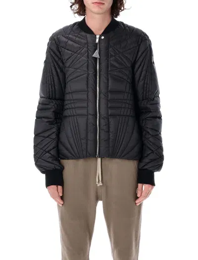 Moncler Genius Megapenta Flight Jacket In Black  