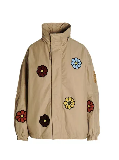 Moncler Genius X J.w.anderson 'delamont' Down Jacket In Beige