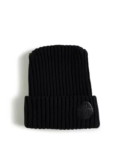 Moncler Genius X Roc Nation Virgin Wool Beanie In Black