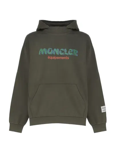 Moncler Genius Moncler X Salehe Bembury Logo Hoodie In Green