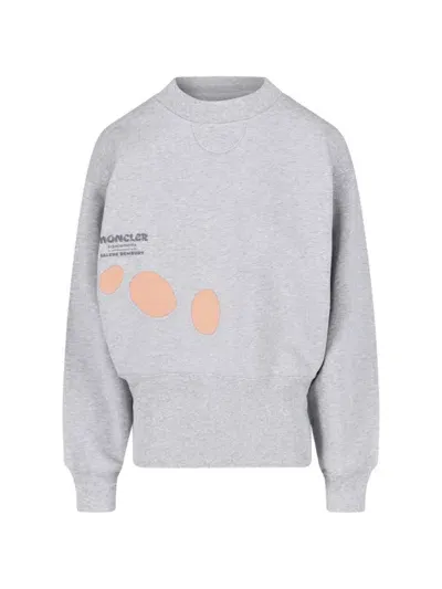 Moncler Genius X Salehe Bembury Crewneck Sweatshirt In Grey