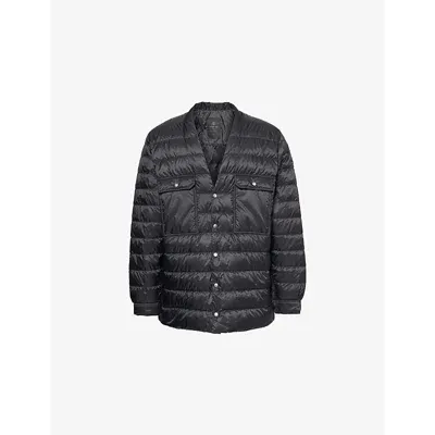 Moncler Genius X Moncler Logo-patch Padded Shell-down Jacket In Black