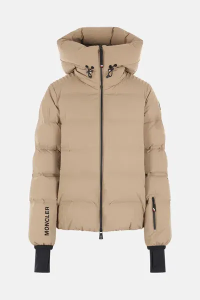 Moncler Grenoble Coats In Open Beige