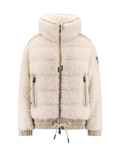 Moncler Jacket In Cream