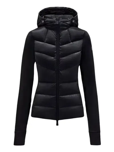 Moncler Grenoble Womens Hybrid Sweater In Black