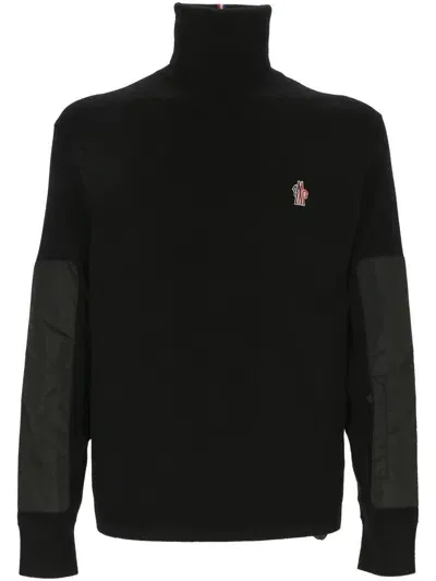 Moncler Grenoble Sweaters In Black