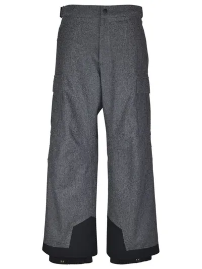 Moncler Grenoble Trousers In Grey