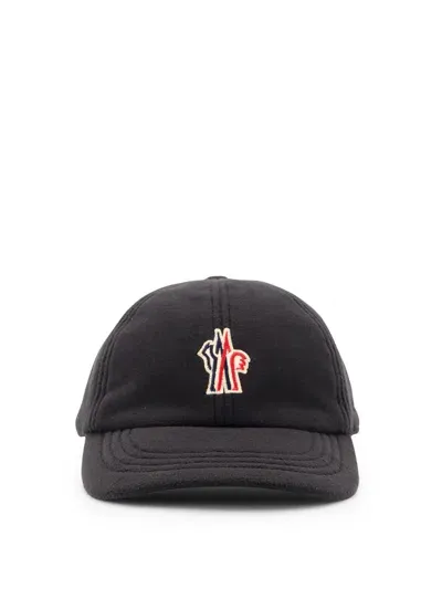 Moncler Polartec Tech Baseball Cap In Black