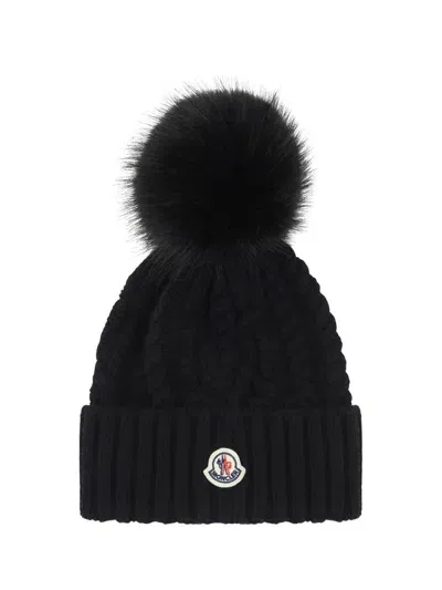 Moncler Hats E Hairbands In Black