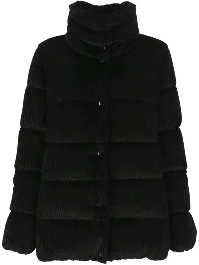 Moncler High_neck Padded Jacket In Black