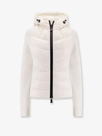 Moncler Jacket In Cream