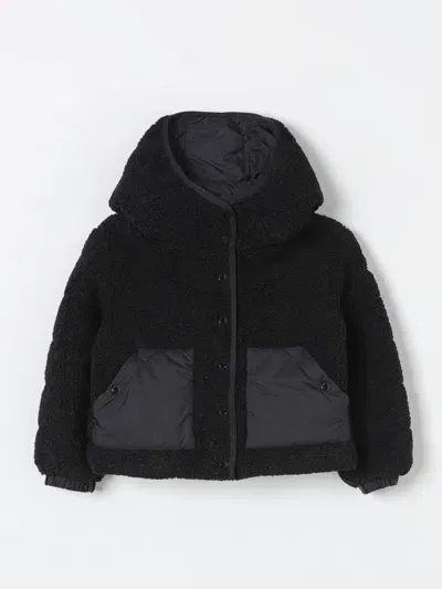 Moncler Jacket  Kids Color Black In Animal Print