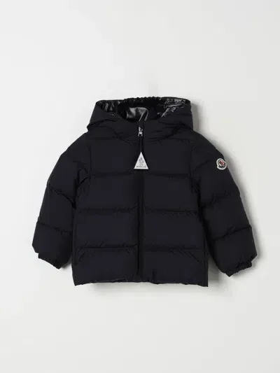 Moncler Babies' Jacket  Kids Color Blue In Black