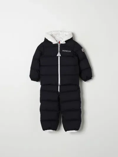 Moncler Babies' Jacket  Kids Color Blue In Black