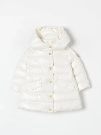 Moncler Jacket  Kids Color Yellow Cream In White