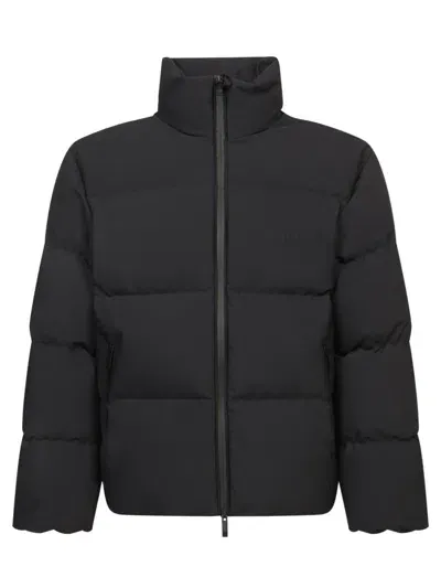 Moncler Misonet Down Jacket In Dark Blue