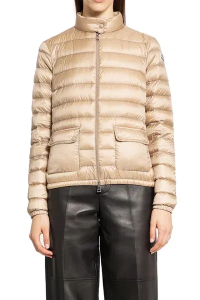 Moncler Jackets In Beige