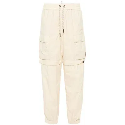 Moncler Detachable-leg Cargo Pants In Beige