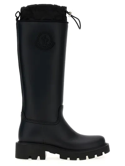 Moncler Black Rubber Kickstream Boots