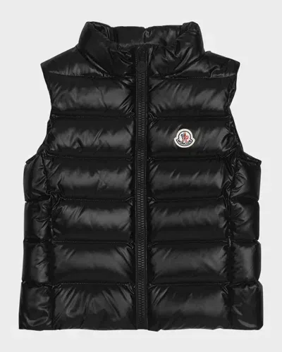 Moncler Girls' Ghany Down Puffer Vest - Big Kid In Black