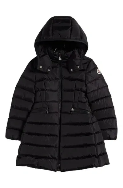 Moncler Kids' Charpal Hooded Down Puffer Coat In Black