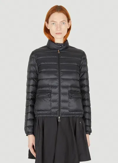 Moncler Lans Quilted Down Jacket In Black