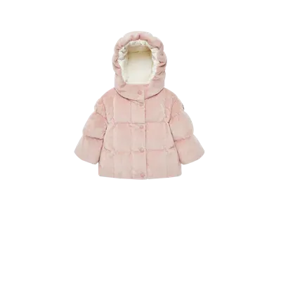 Moncler Kids' Leah Down Jacket Pink