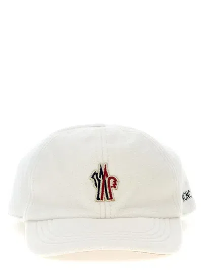 Moncler Logo Patch Cap In White