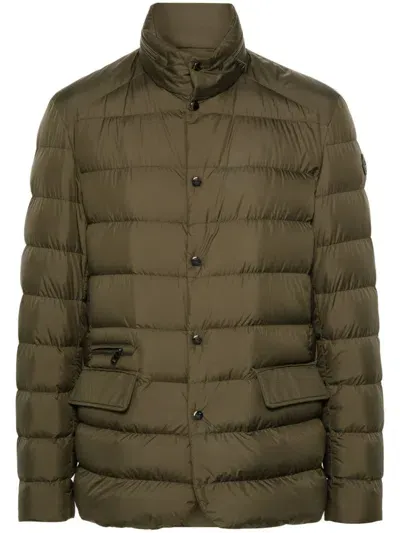 Moncler Malinvern Puffer Jacket In Green