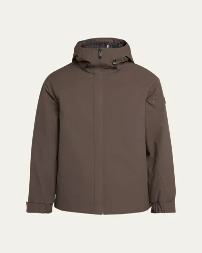 Moncler Men's Riz Down Jacket In Brown