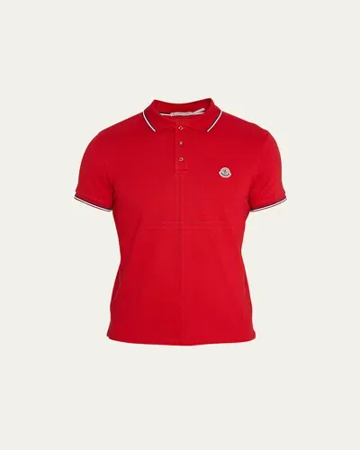 Moncler Red Patch Polo