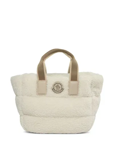 Moncler Mini Caradoc Cross Body Bag In White