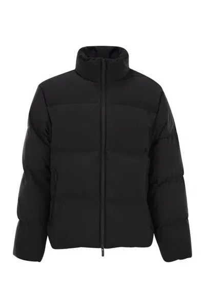 Moncler Misonet - Short Down Jacket In Black