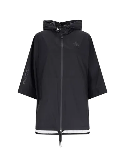 Moncler Nylon Parka In Black