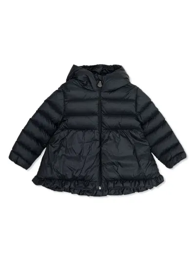 Moncler Kids' Odile Nylon Down Jacket In Blue