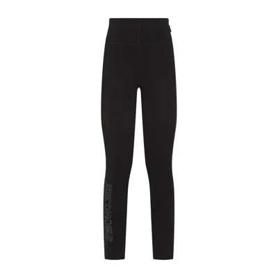 Moncler Polyamide Leggings In Black