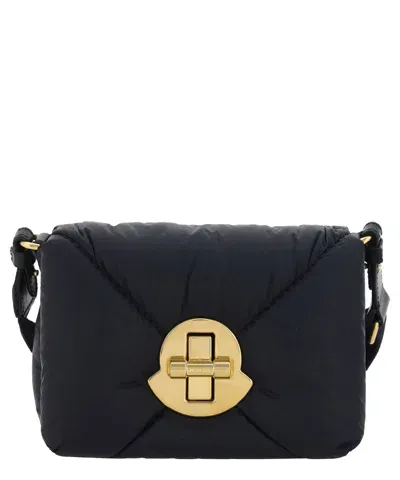 Moncler Puf Mini Shoulder Bag In Black