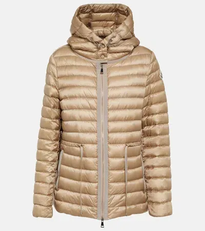 Moncler Raie Down Jacket In Beige